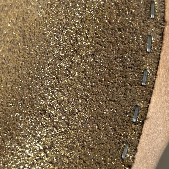 Hanna Andersson Clogs Gold Glitter Buckle Wood Kid’s Shoes Slip On Size 36 - Picture 3 of 6